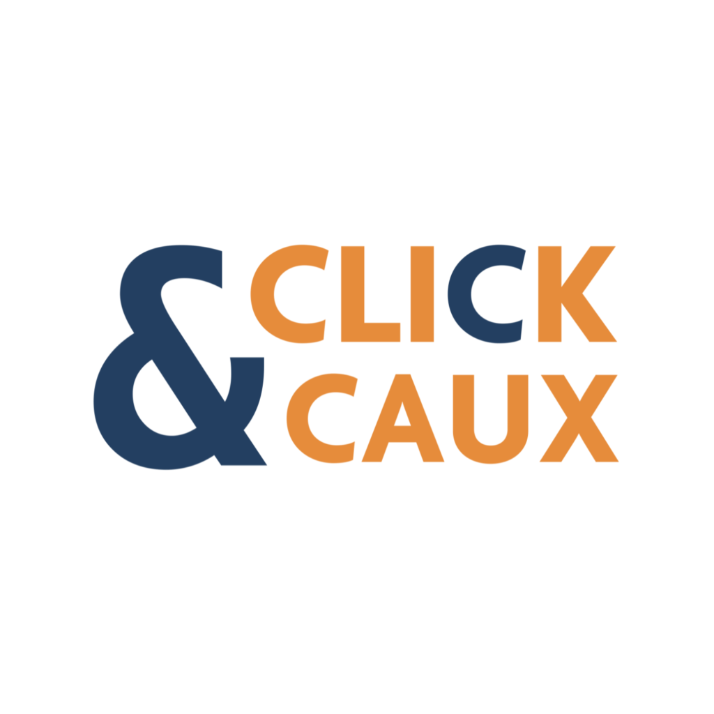 Logo agence web communication Click&Caux Le Havre